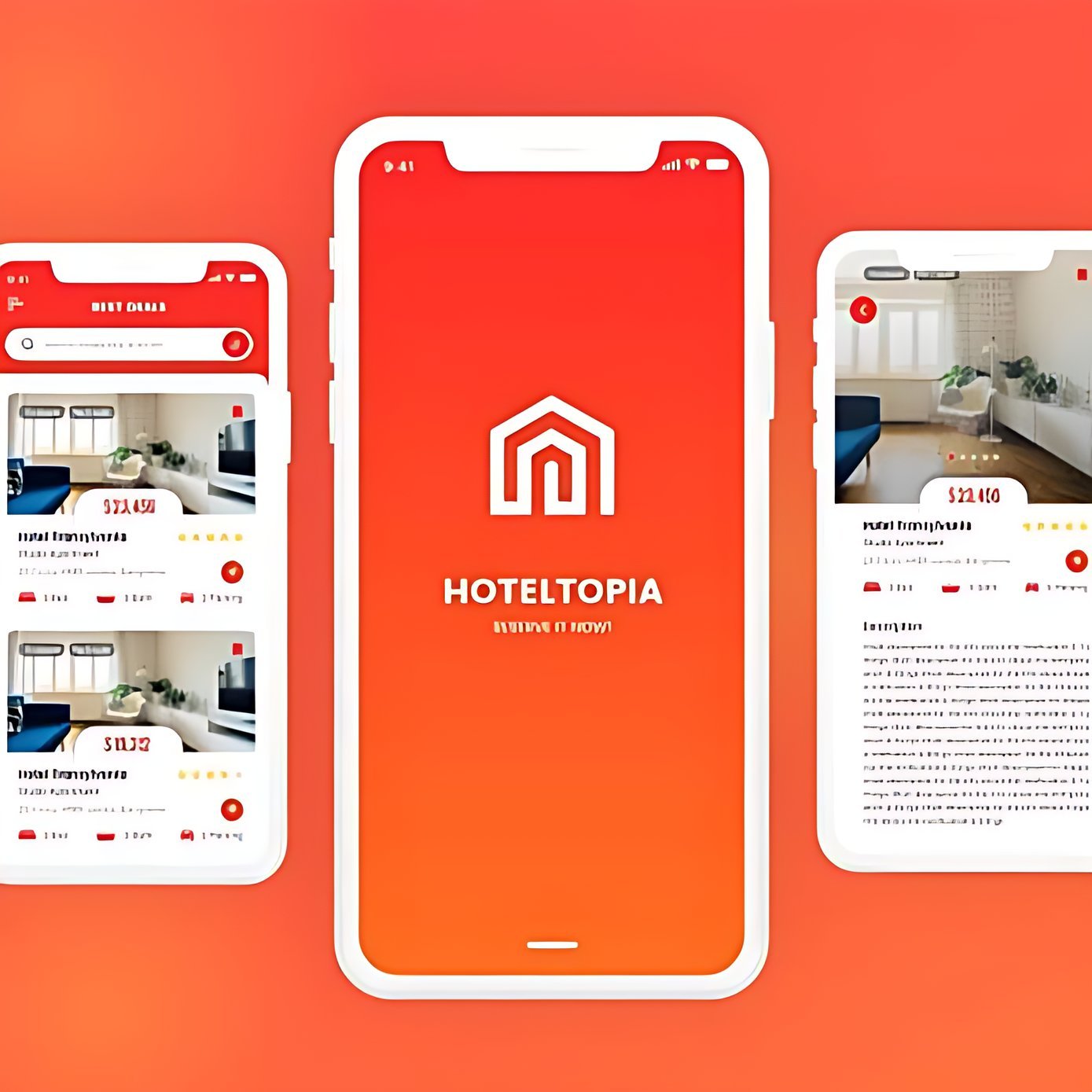 App screens and flows