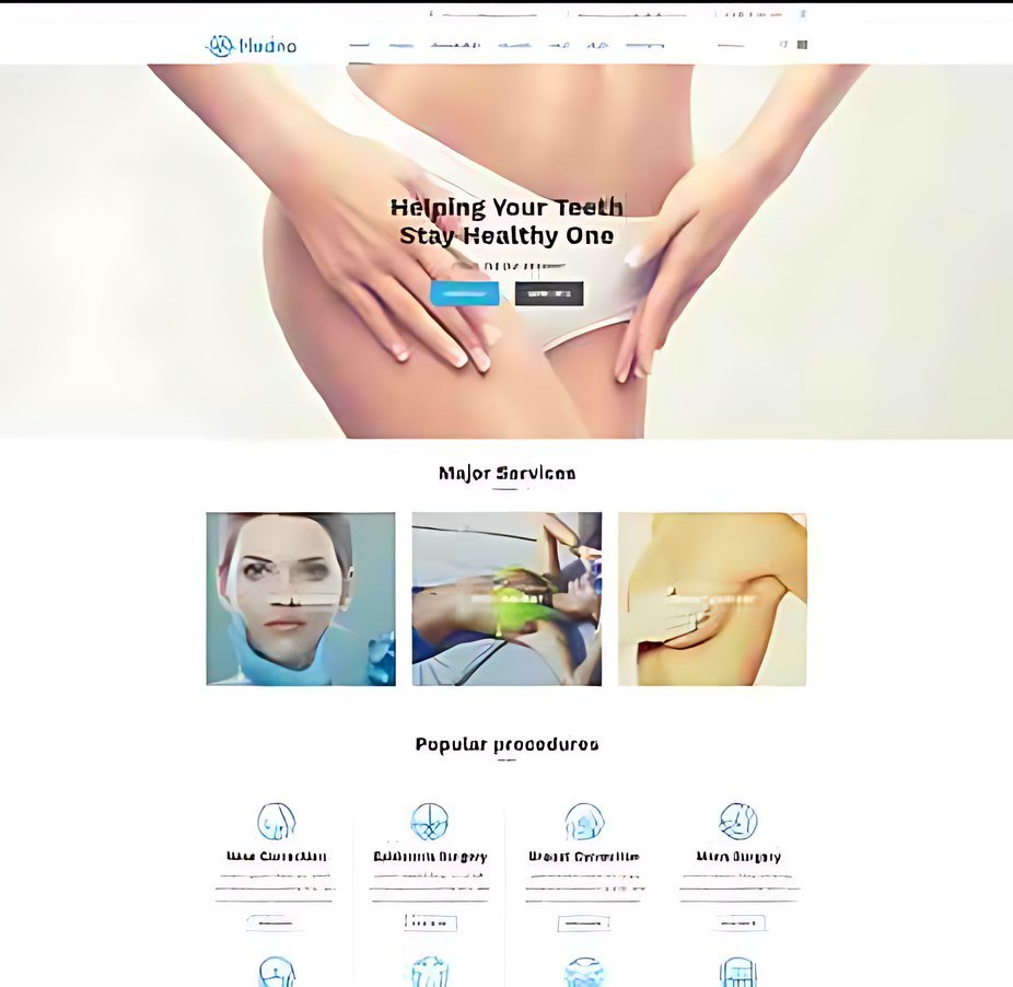 Website Development example