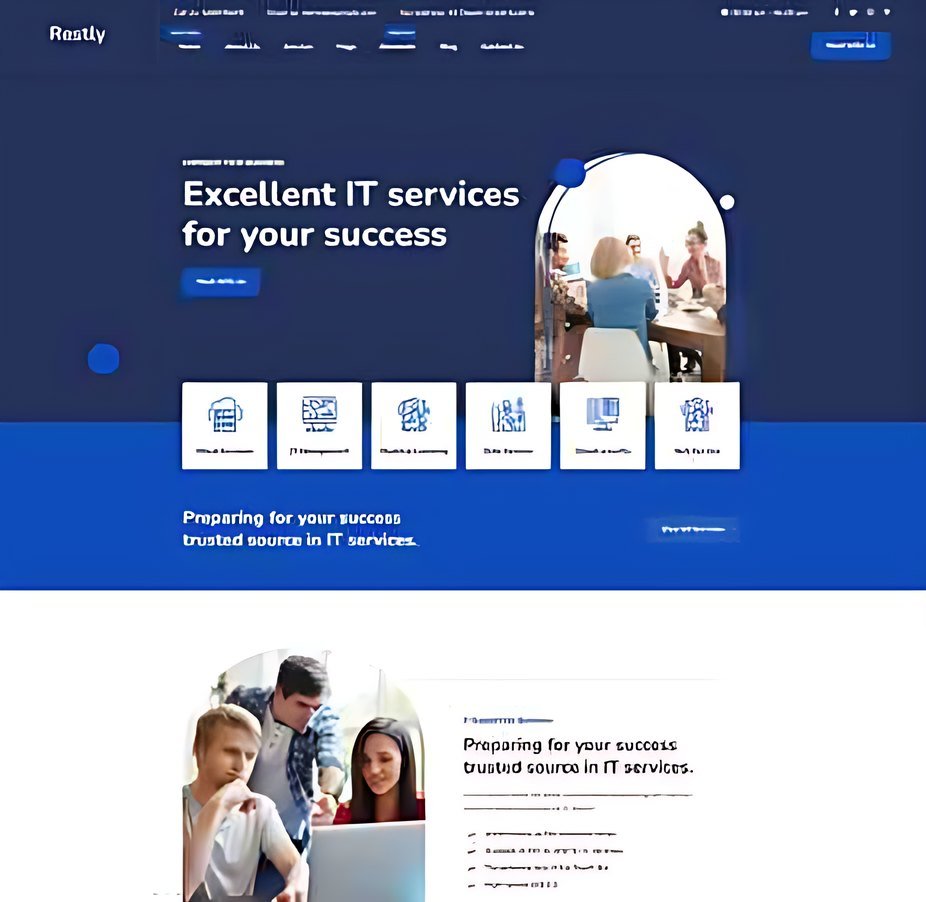 Website Development example